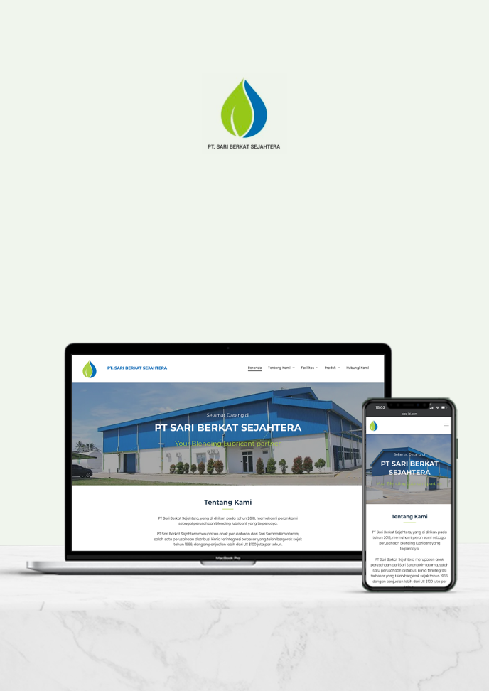 mockup pt sari berkat sejahtera