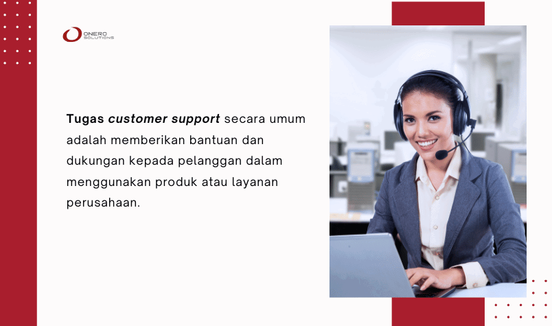 Tugas customer support