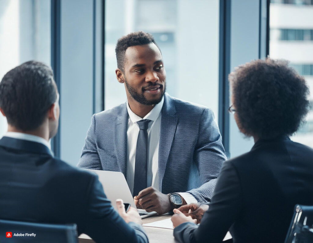 people doing meeting for coordination, strategy