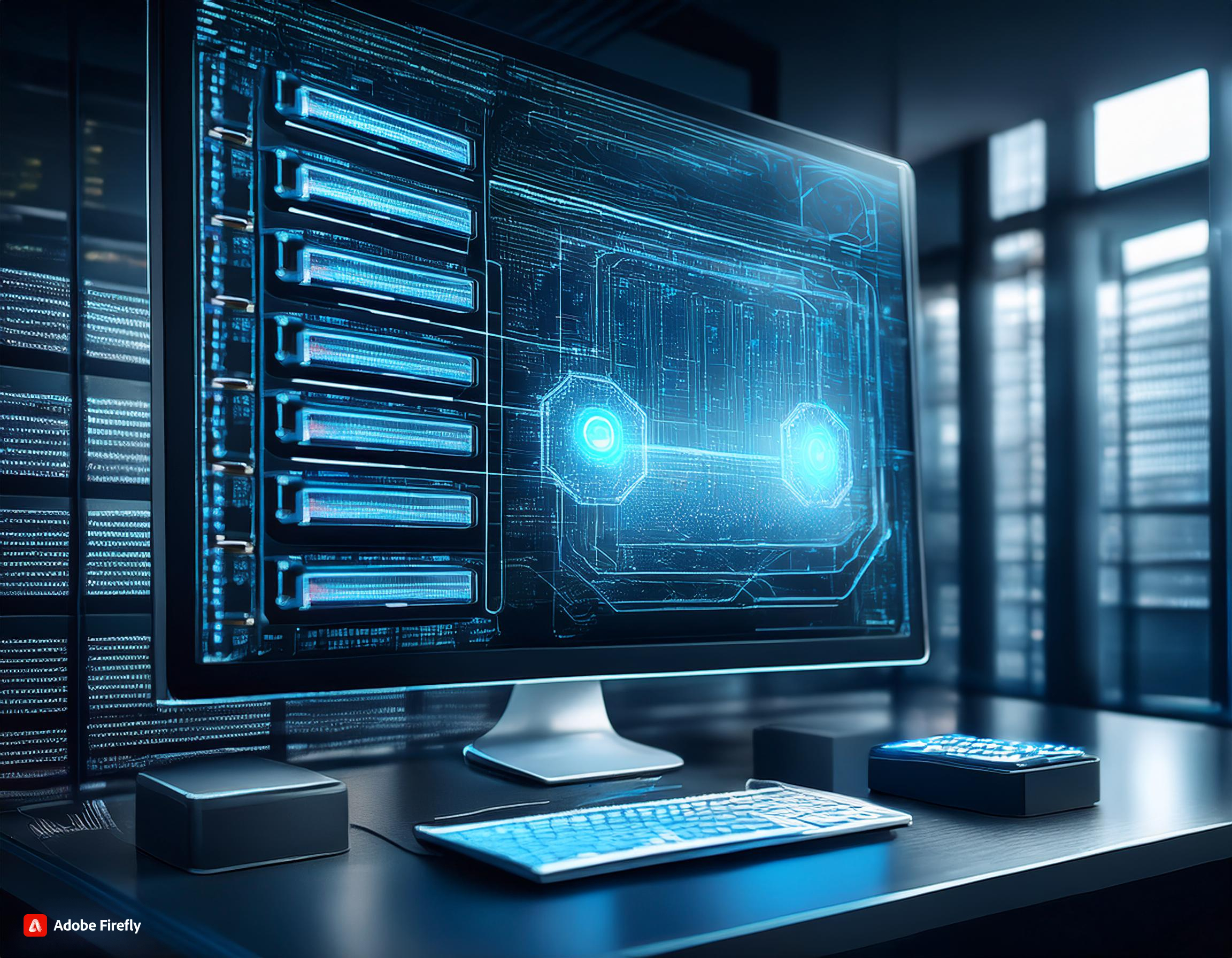 photo of database in a computer screen