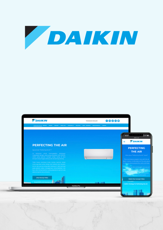 Daikin Landing Page