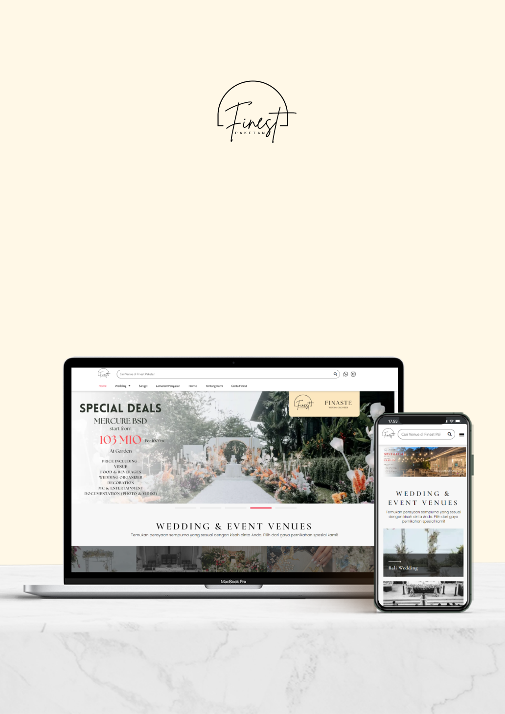 Thumbnail Website Finest Paketan