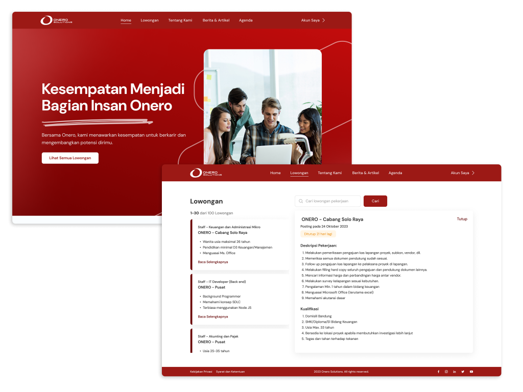 manajemen konten dan informasi pada sistem erecruitment