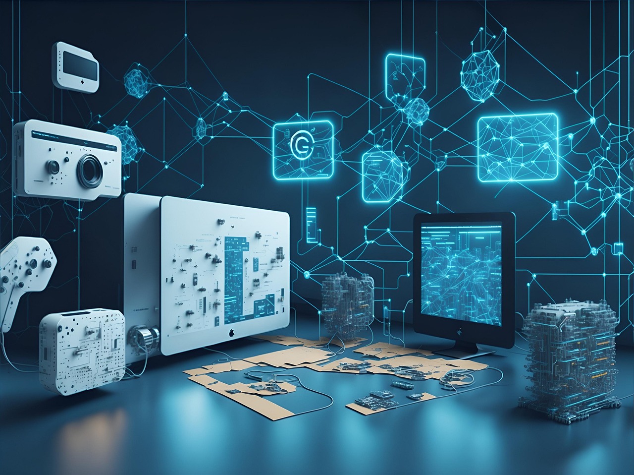 computer, technology, connected, network, internet, laptop, mobile, internet of things, iot, ai generated, internet, internet, internet, internet, internet, internet of things