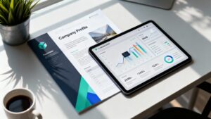 Ilustrasi contoh profil perusahaan