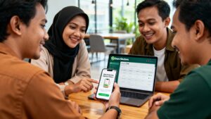 Ilustrasi contoh iklan produk simple