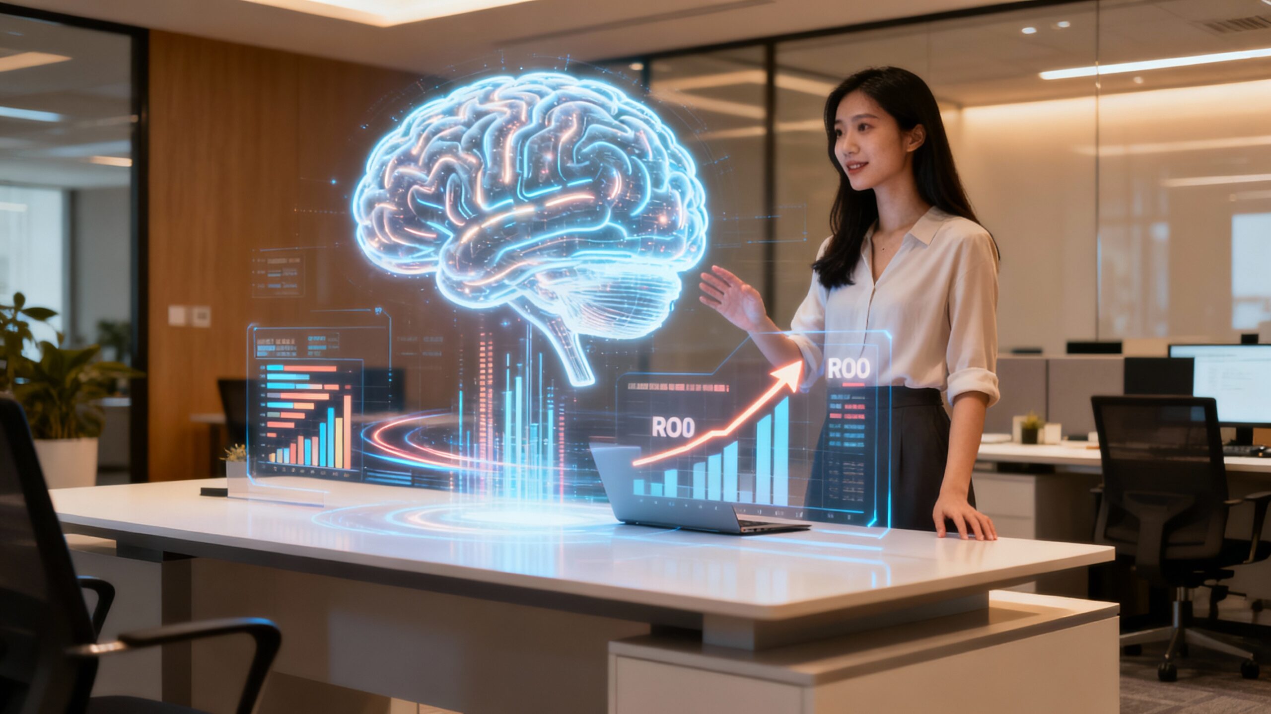 Ilustrasi AI hyper personalization digital marketing
