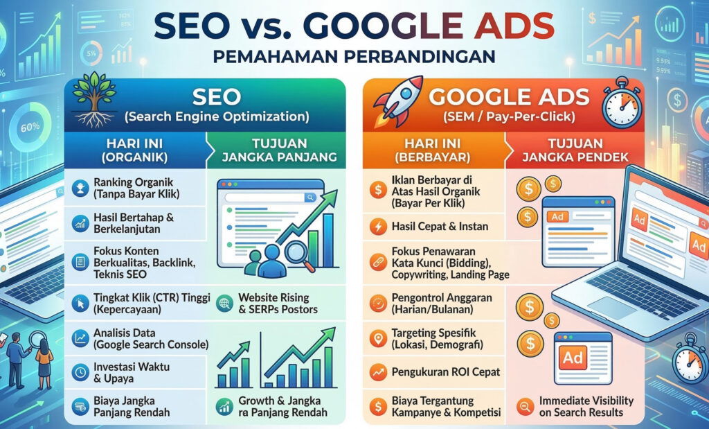 SEO vs Google Ads