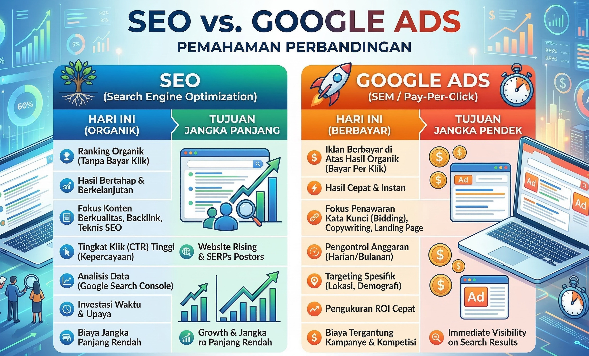 SEO vs Google Ads