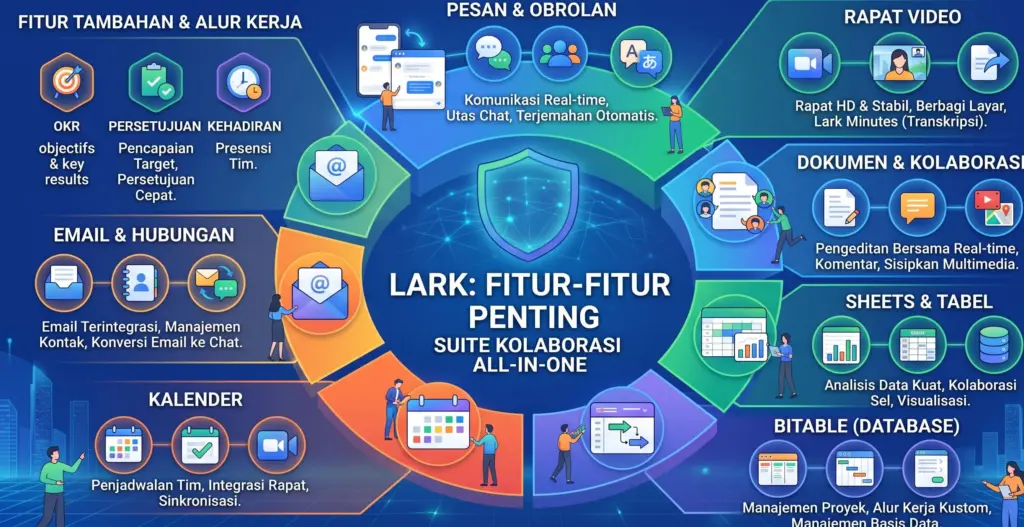fitur lark
